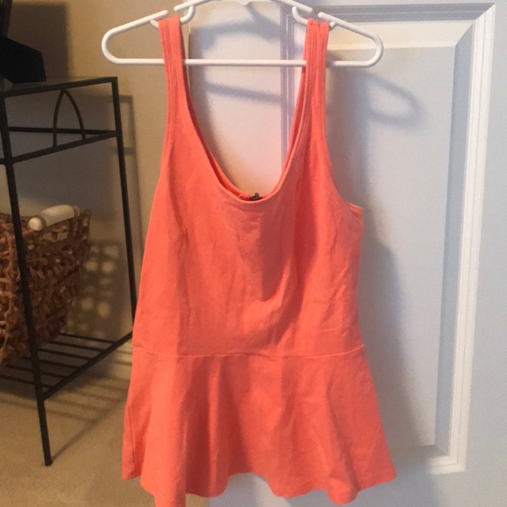 Peplum tank